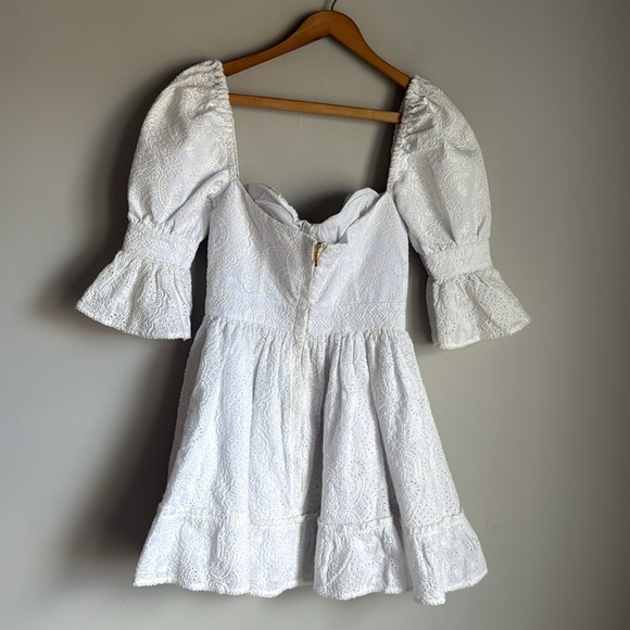 Agua By Agua Bendita Cedro Lace Bustier Mini Dress Small - Picture 4 of 15